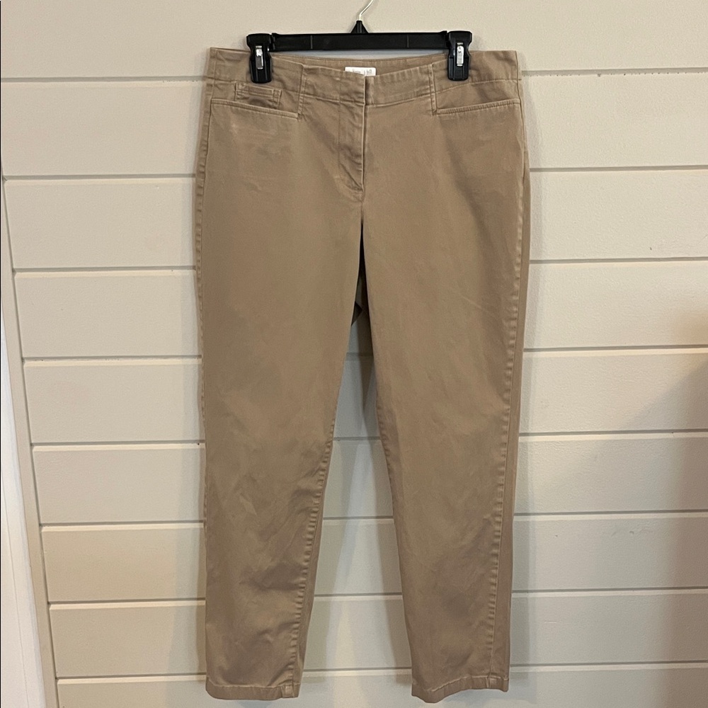J. Jill Live-In Chino Pants in Beige Size 10